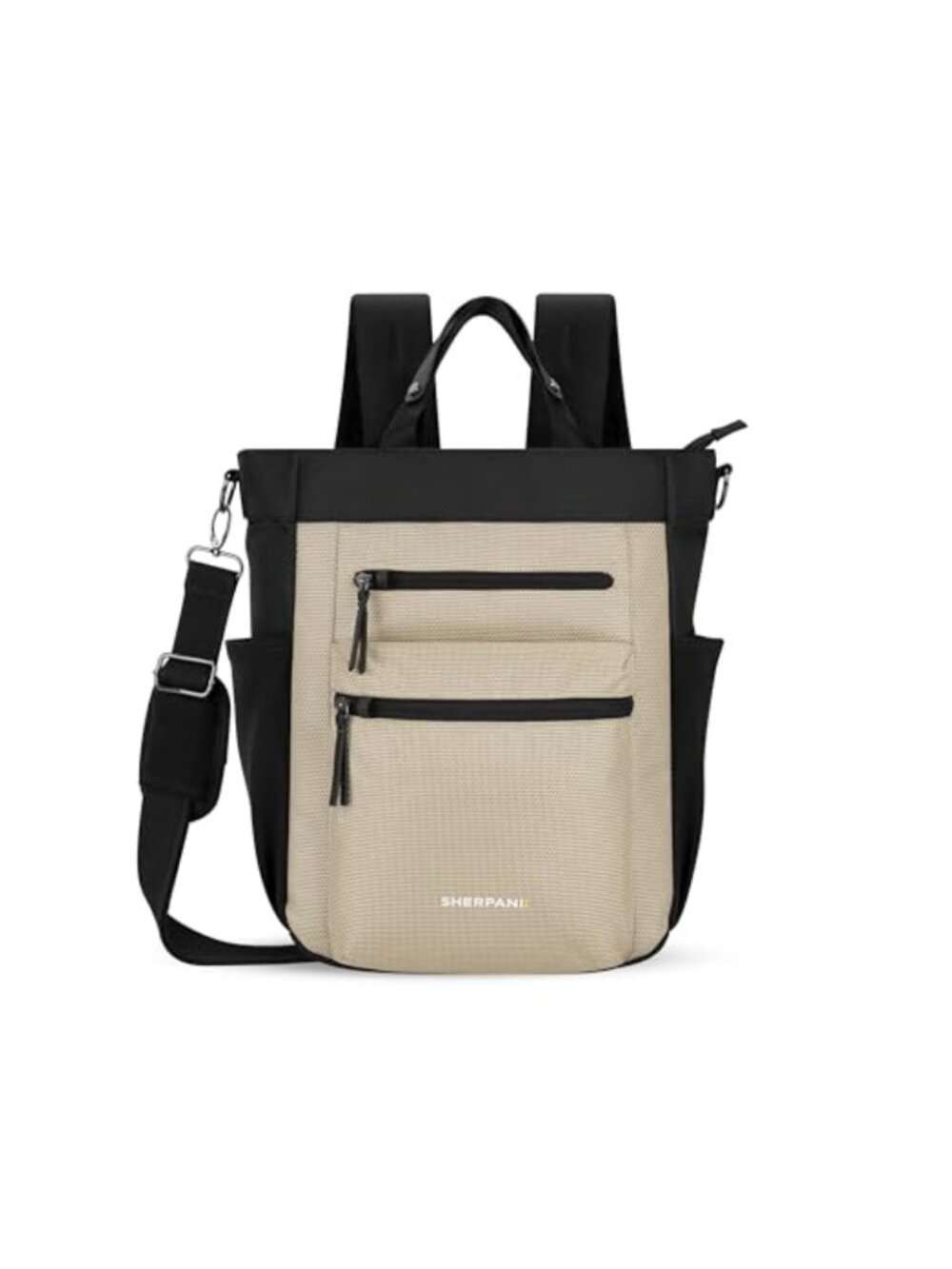 Anti-Theft Convertible Backpack 3-in-1 Tote Bag Recycled Nylon